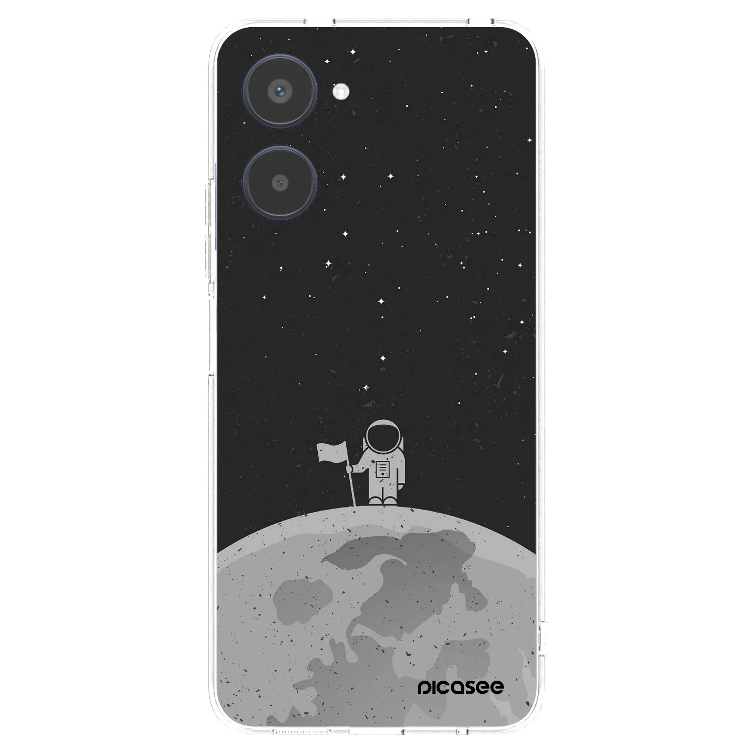 Picasee διαφανής θήκη σιλικόνης Realme 10 4G - Astronaut