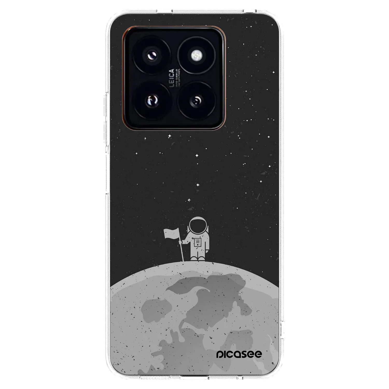 Picasee διαφανής θήκη σιλικόνης Xiaomi 14 Pro - Astronaut