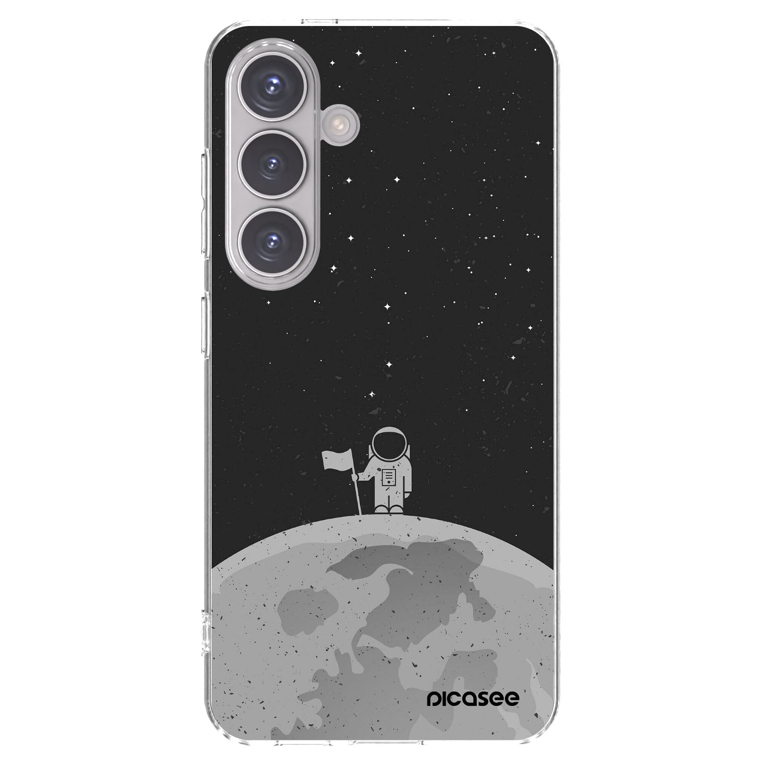 Picasee διαφανής θήκη σιλικόνης Samsung Galaxy S24 S921B 5G - Astronaut
