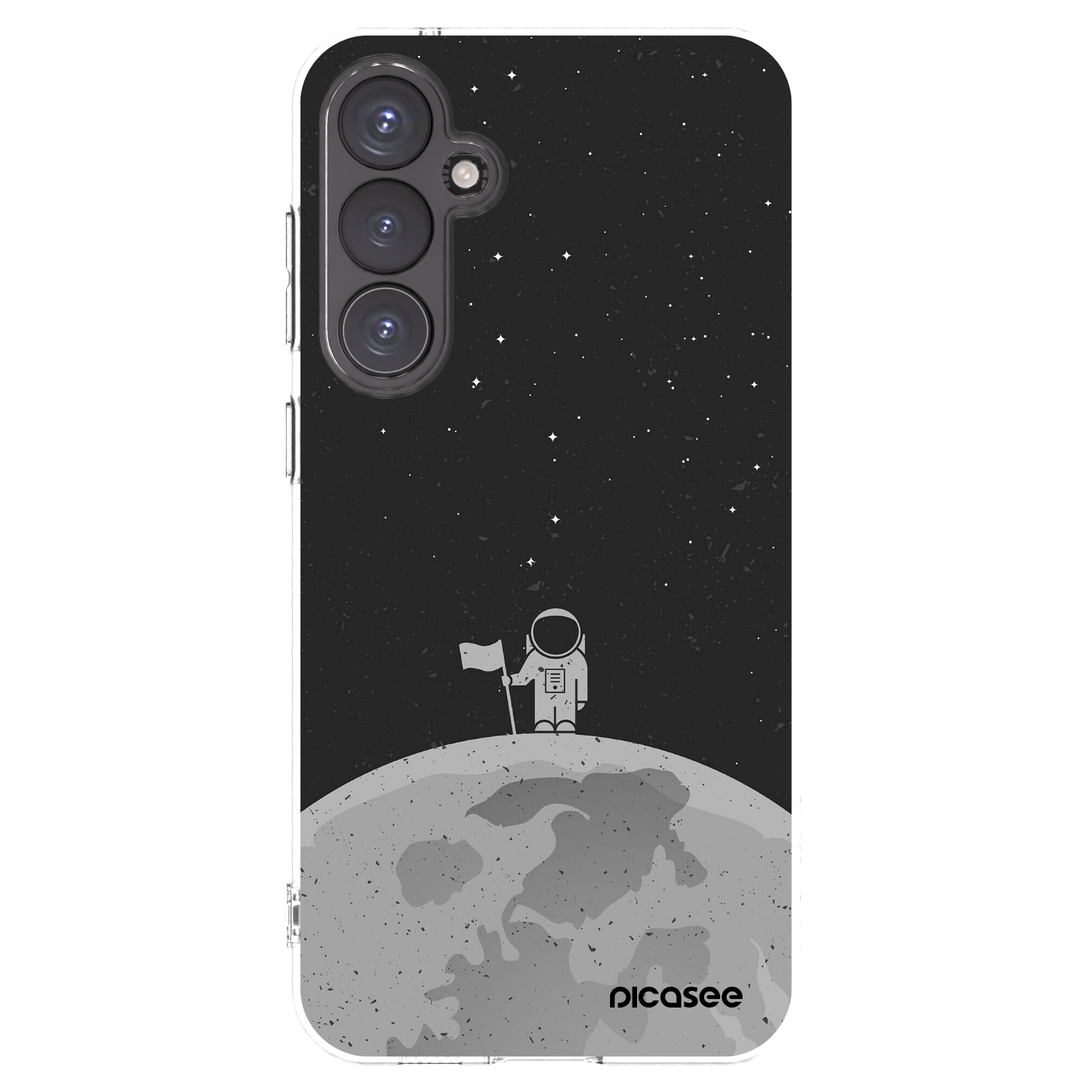 Picasee διαφανής θήκη σιλικόνης Samsung Galaxy S23 FE S711B - Astronaut