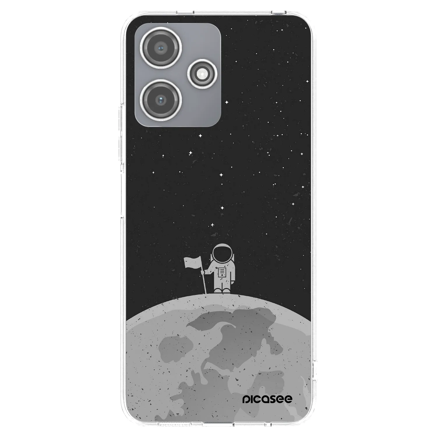 Picasee διαφανής θήκη σιλικόνης Xiaomi Redmi 12 5G - Astronaut