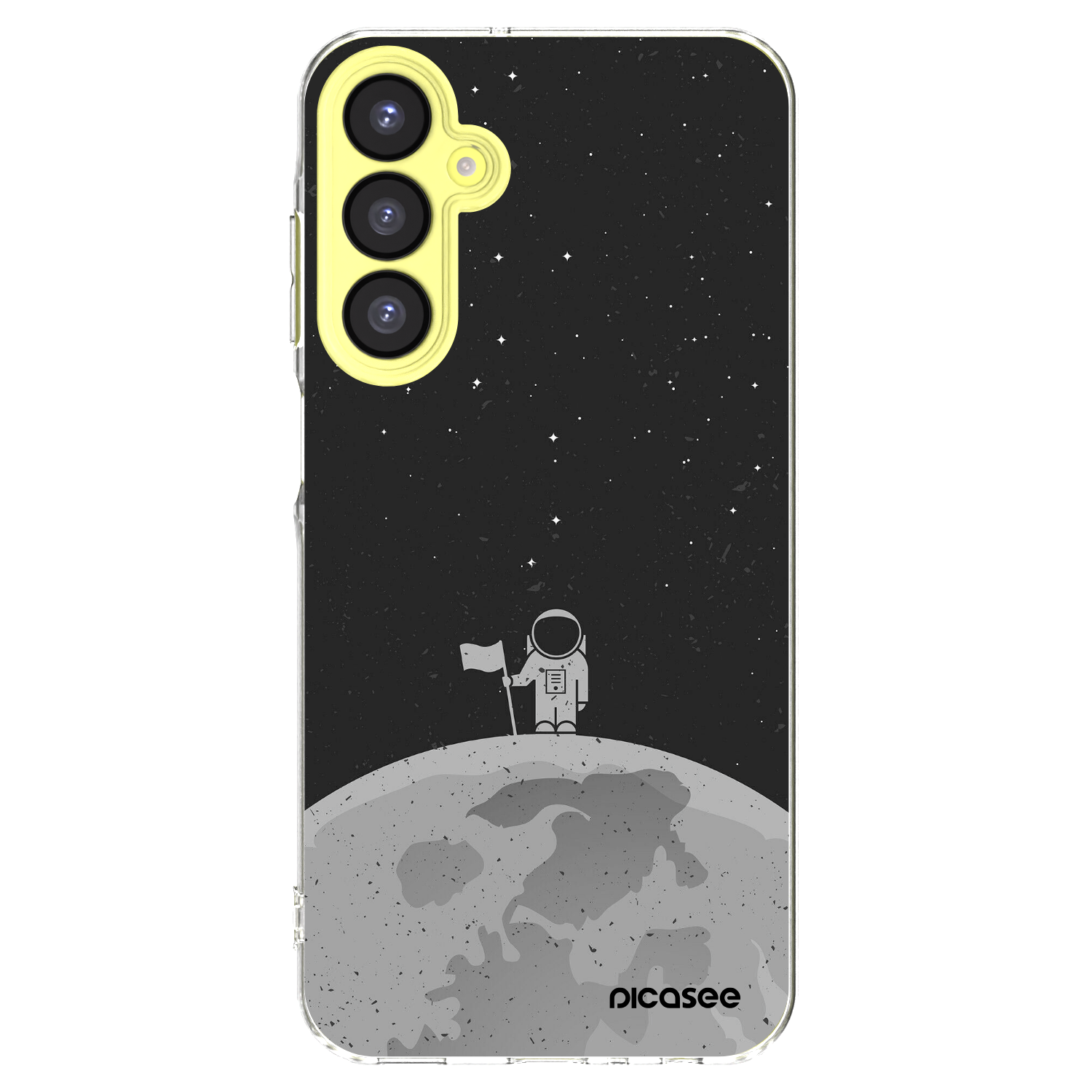 Picasee διαφανής θήκη σιλικόνης Samsung Galaxy A25 A256B 5G - Astronaut