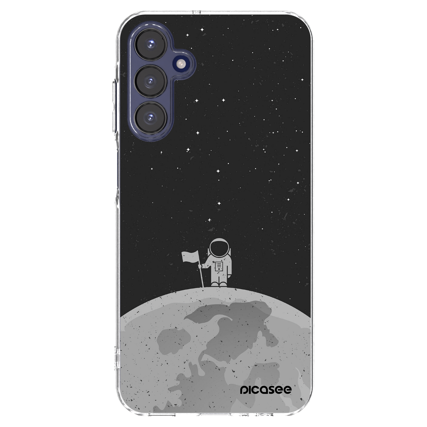 Picasee διαφανής θήκη σιλικόνης Samsung Galaxy A15 A155F 4G - Astronaut