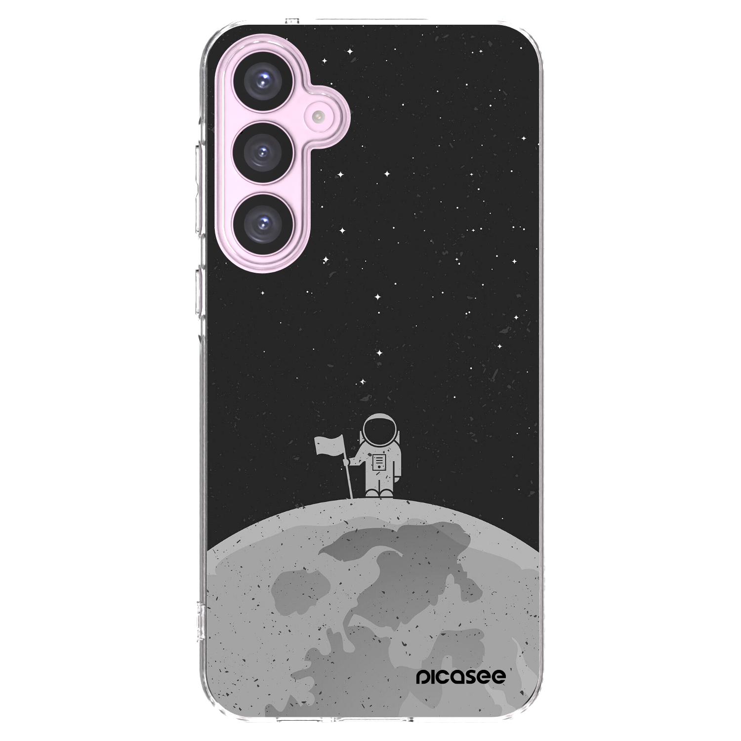 Picasee διαφανής θήκη σιλικόνης Samsung Galaxy A55 5G A556B - Astronaut