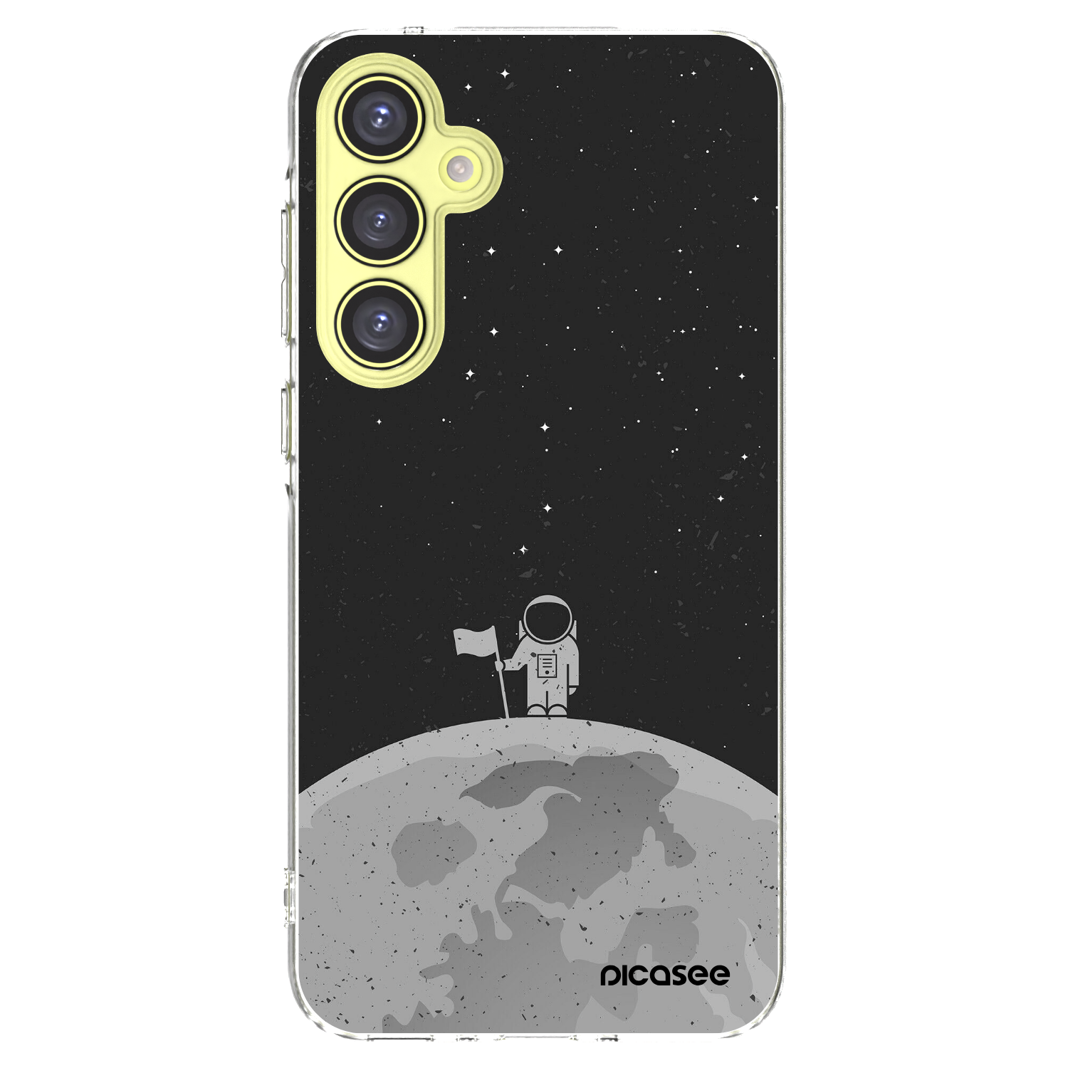 Picasee διαφανής θήκη σιλικόνης Samsung Galaxy A35 5G A356B - Astronaut