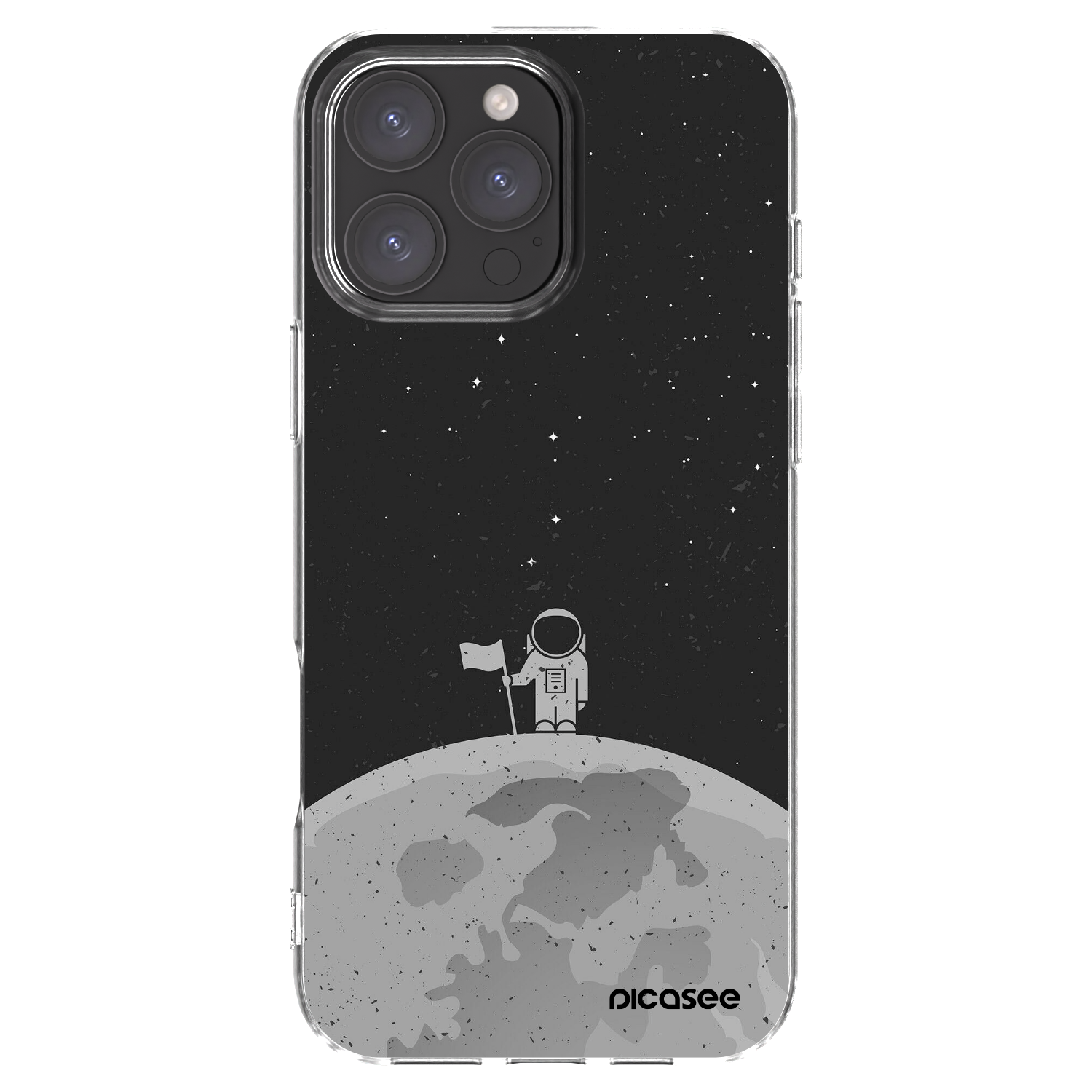Picasee διαφανής θήκη σιλικόνης Apple iPhone 16 Pro Max - Astronaut