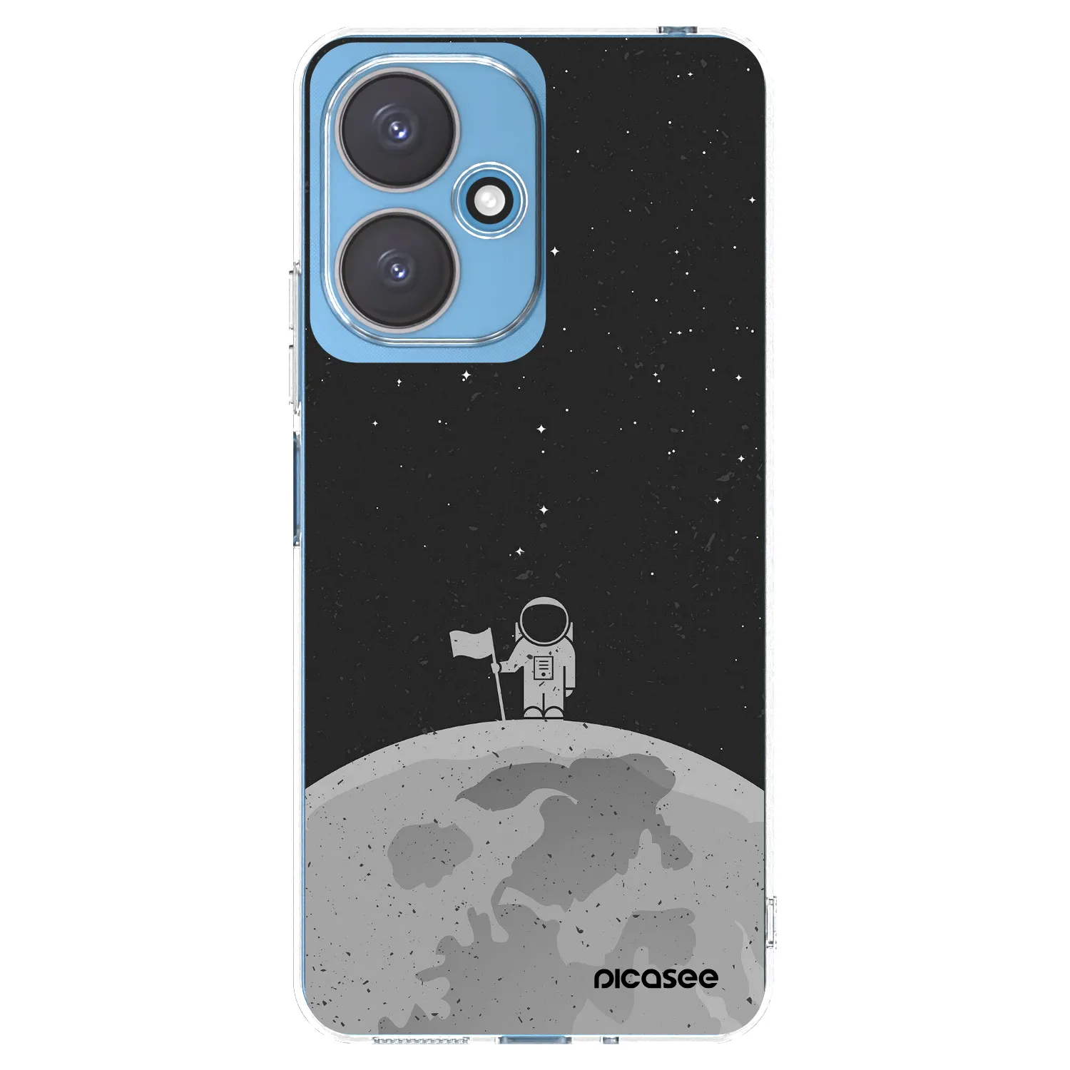 Picasee διαφανής θήκη σιλικόνης Xiaomi Redmi 13C 5G - Astronaut