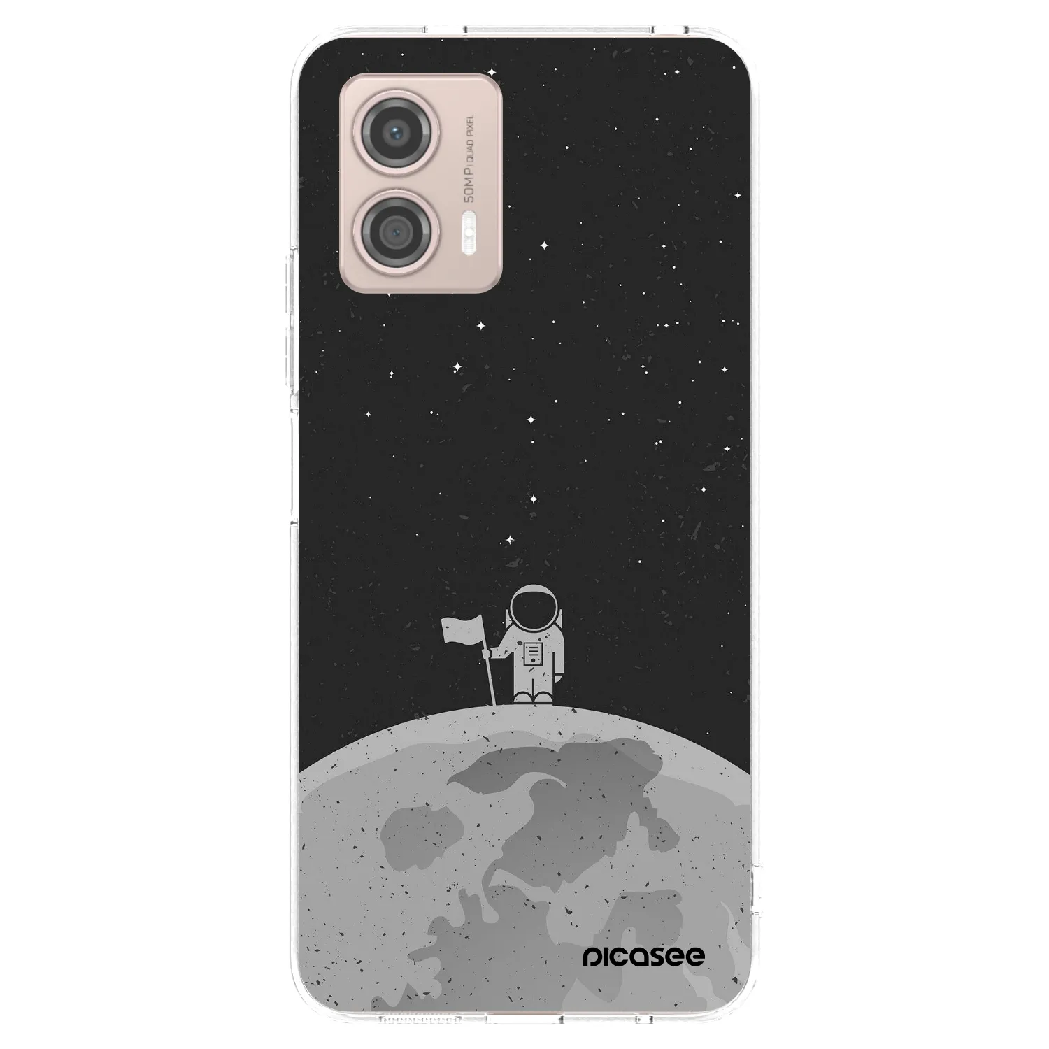 Picasee διαφανής θήκη σιλικόνης Motorola Moto G53 5G - Astronaut