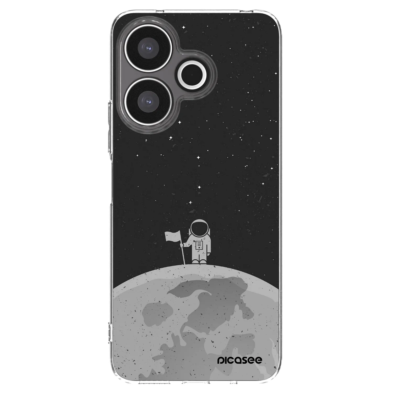 Picasee διαφανής θήκη σιλικόνης Xiaomi Redmi 13 4G - Astronaut