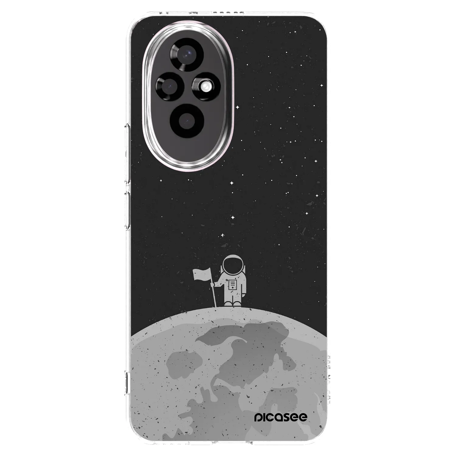Picasee διαφανής θήκη σιλικόνης Honor 200 Pro 5G - Astronaut