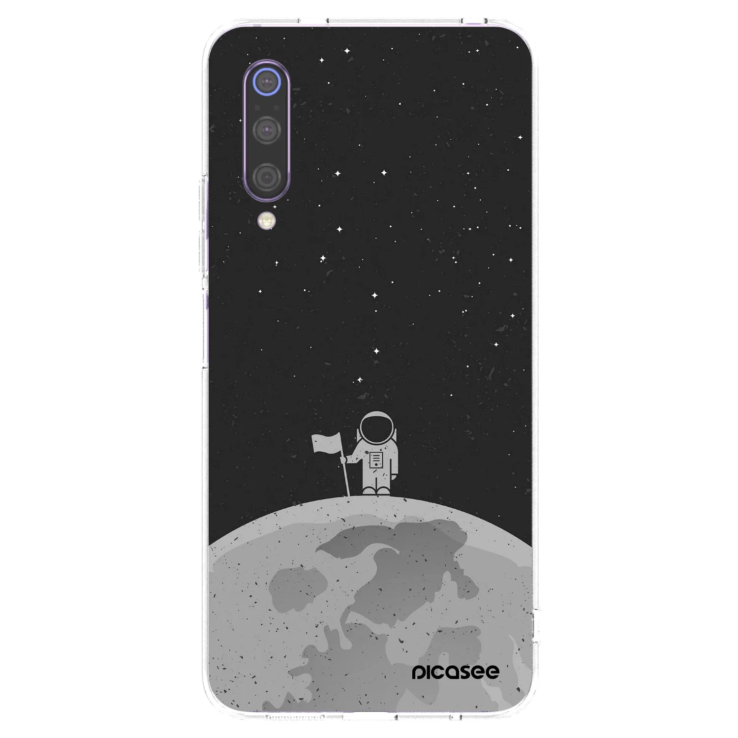 Picasee διαφανής θήκη σιλικόνης Xiaomi Mi 9 - Astronaut