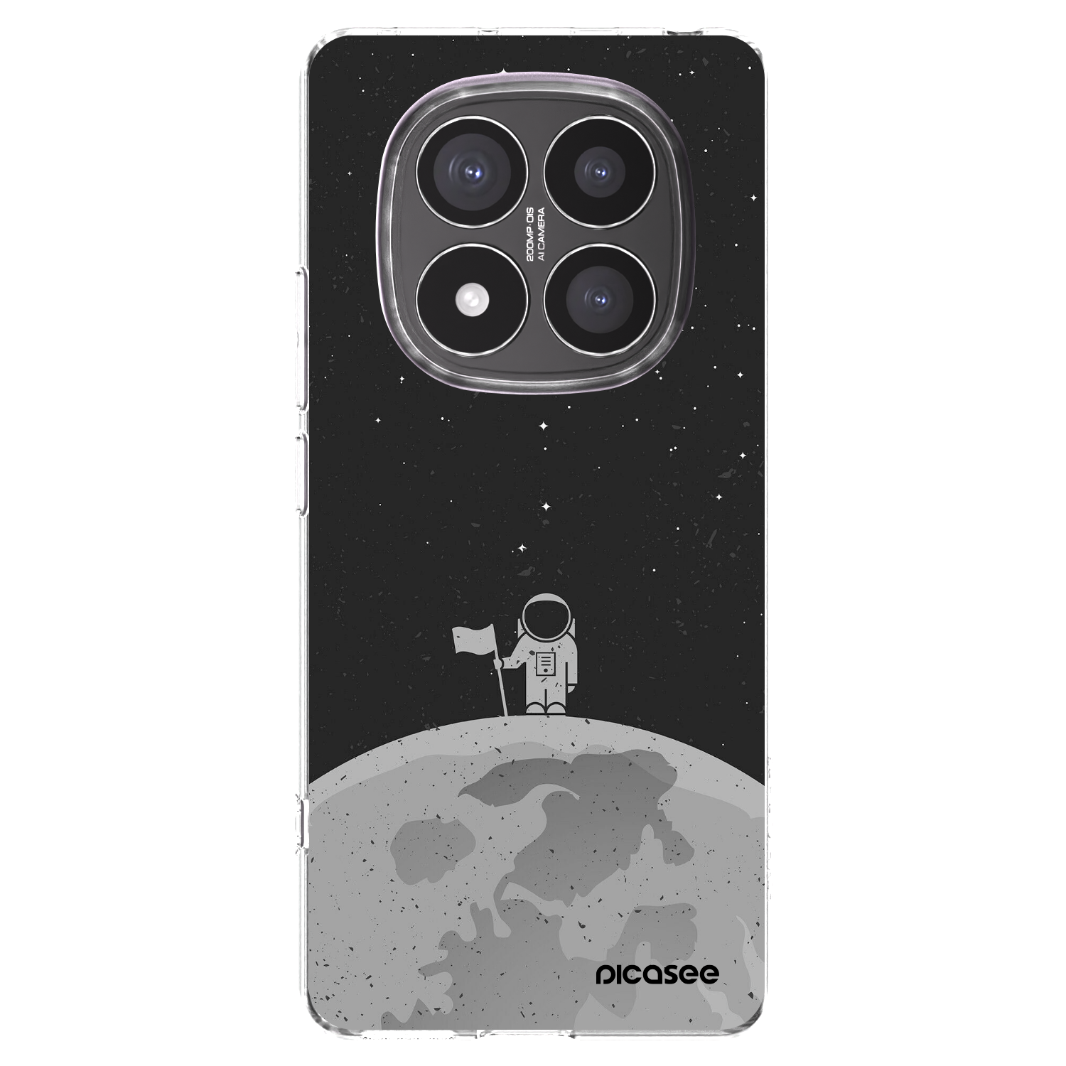 Picasee διαφανής θήκη σιλικόνης Xiaomi Redmi Note 14 Pro+ 5G - Astronaut