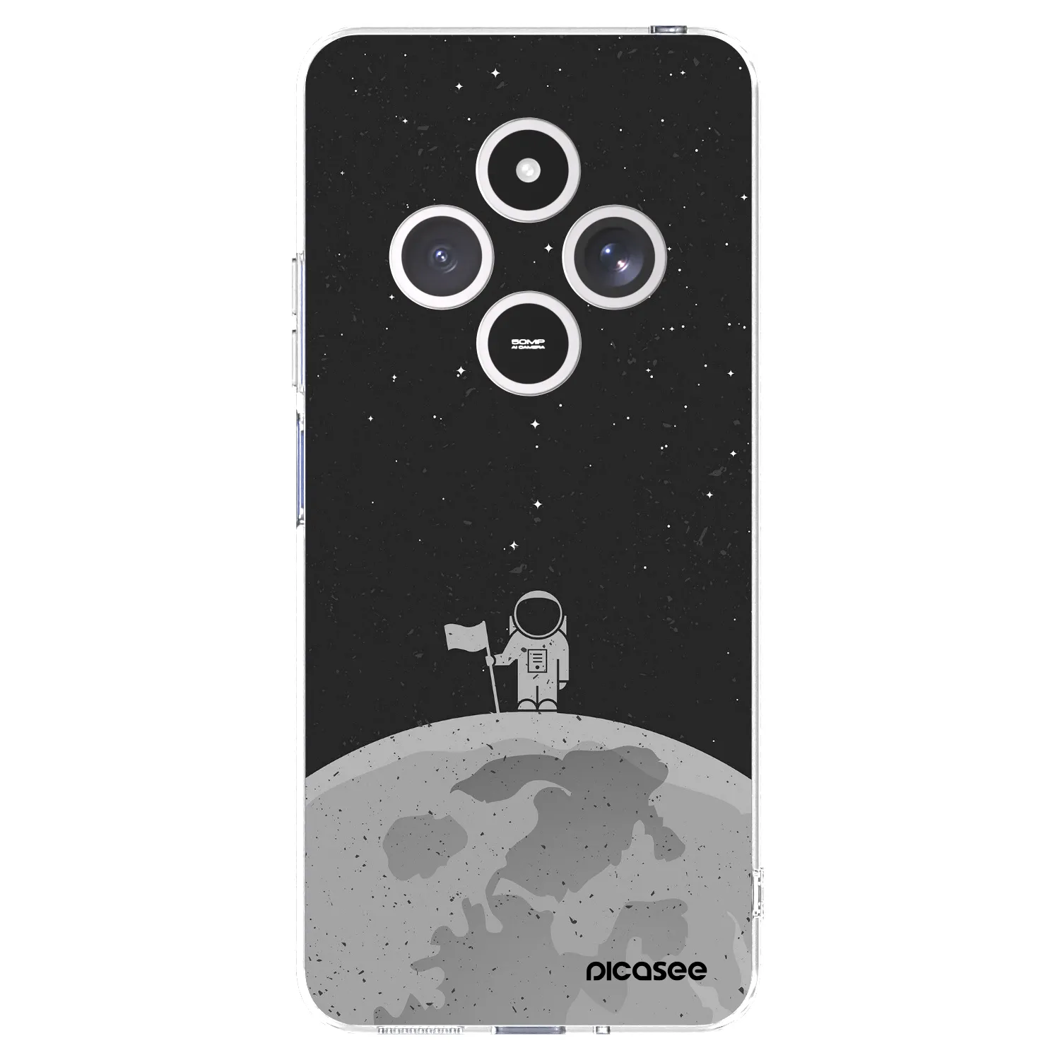Picasee διαφανής θήκη σιλικόνης Xiaomi Redmi 14C - Astronaut