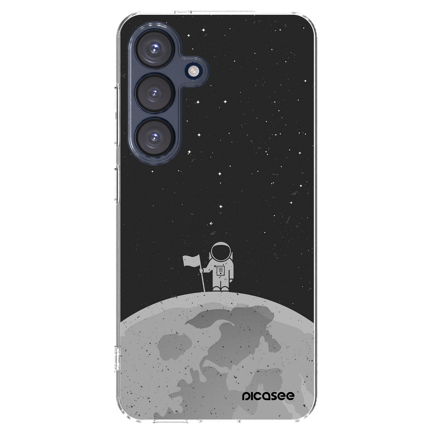 Picasee διαφανής θήκη σιλικόνης Samsung Galaxy S25 5G - Astronaut
