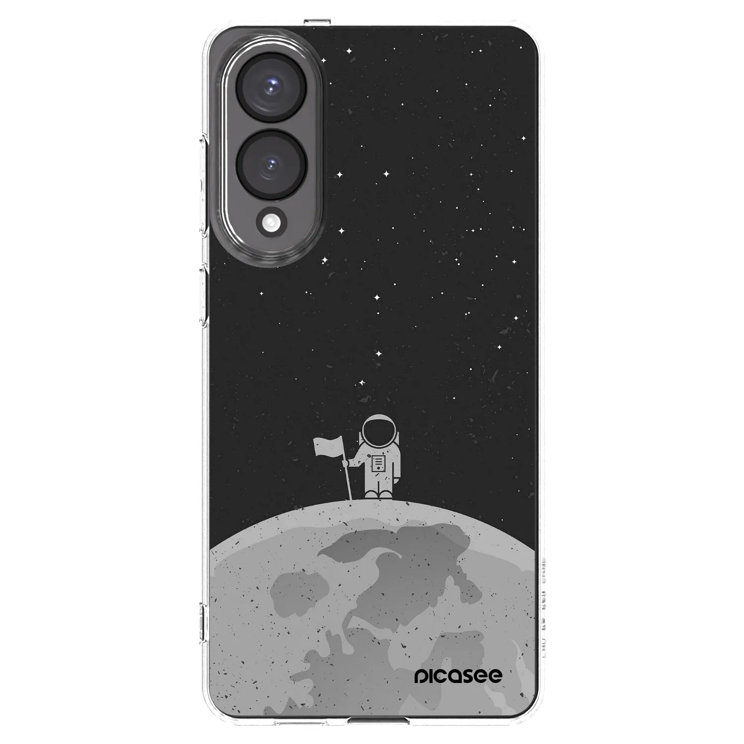 Picasee διαφανής θήκη σιλικόνης Samsung Galaxy S25 Edge 5G - Astronaut
