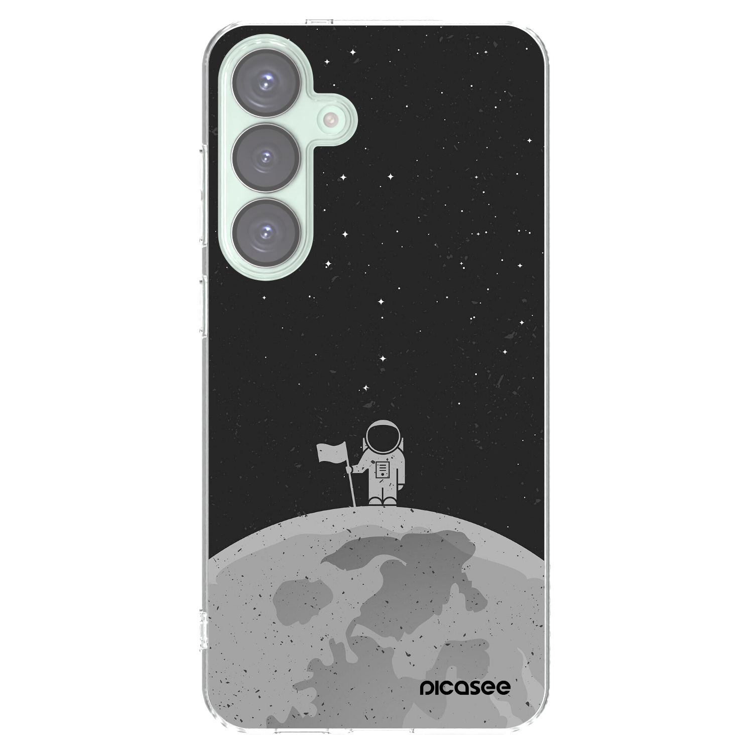 Picasee διαφανής θήκη σιλικόνης Samsung Galaxy S25+ 5G - Astronaut