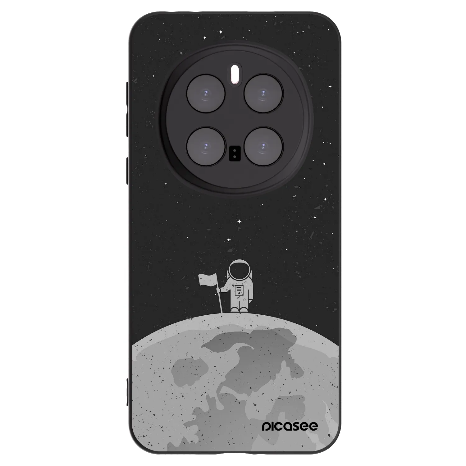 Picasee Μαύρη θήκη σιλικόνης για Honor Magic7 Pro 5G - Astronaut