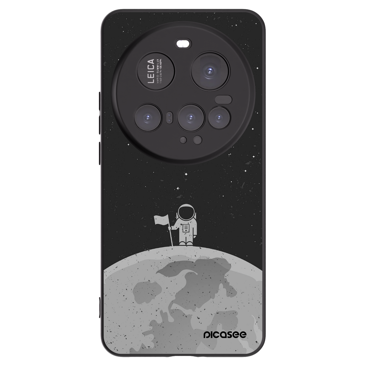 Picasee Μαύρη θήκη σιλικόνης για Xiaomi 15 Ultra - Astronaut
