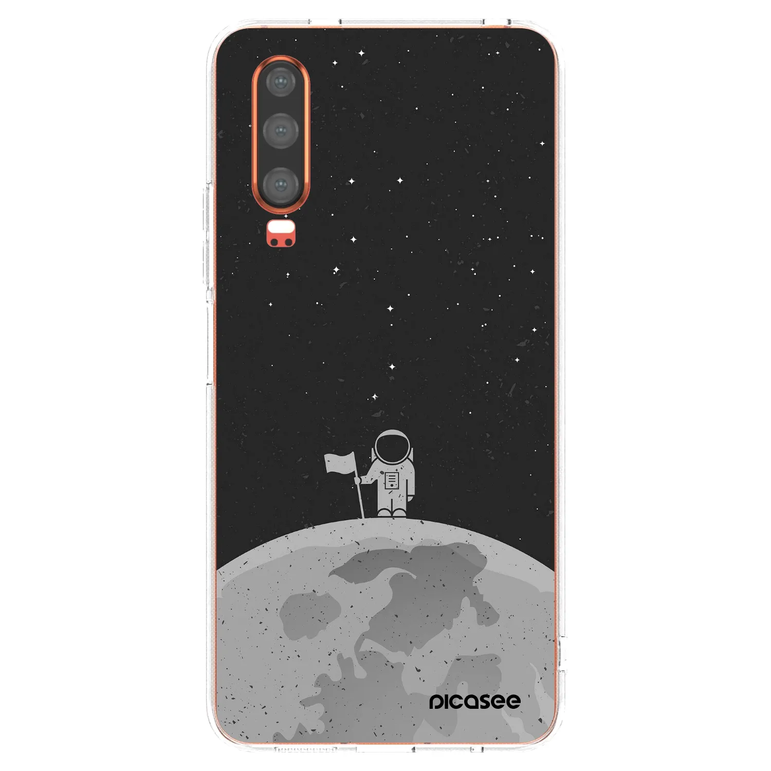 Picasee διαφανής θήκη σιλικόνης Huawei P30 - Astronaut