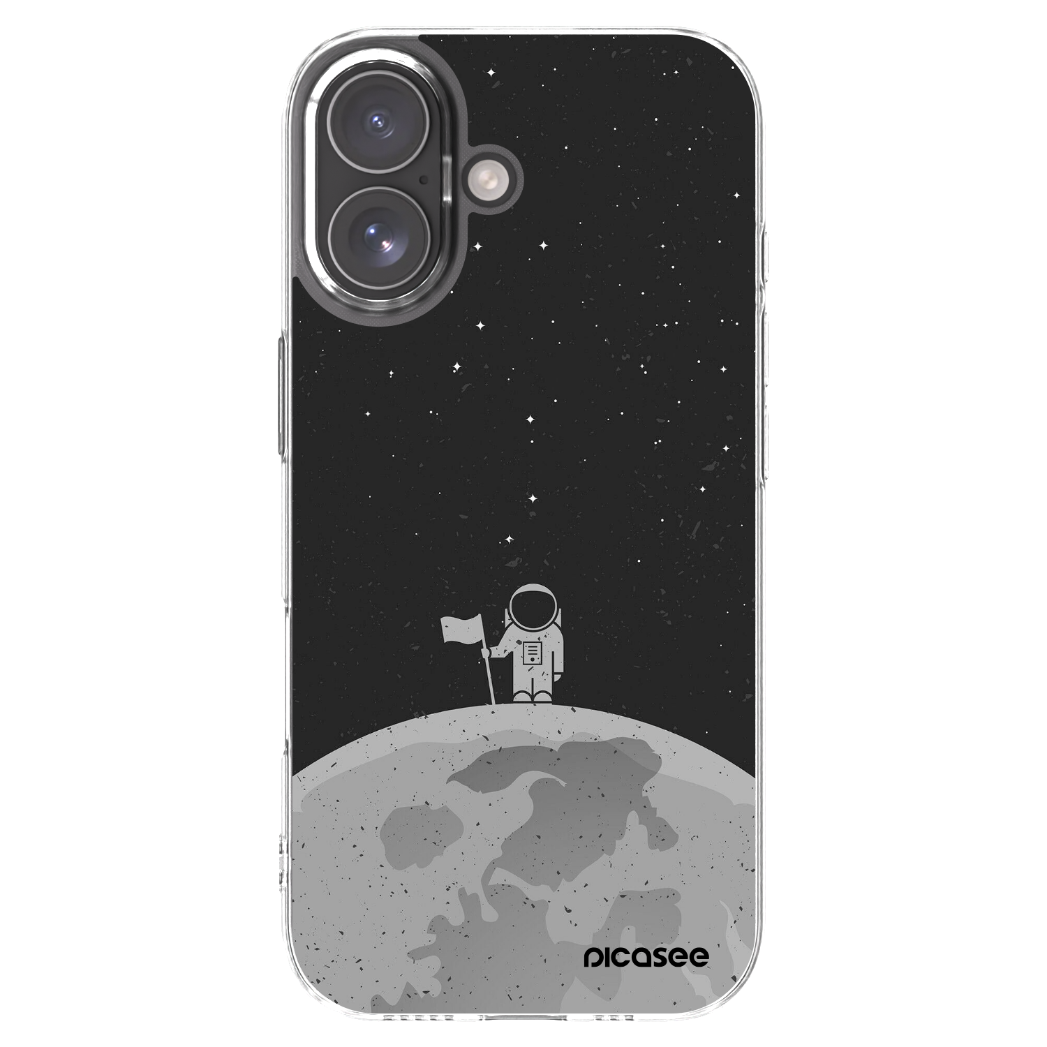 Picasee διαφανής θήκη σιλικόνης Apple iPhone 17 - Astronaut