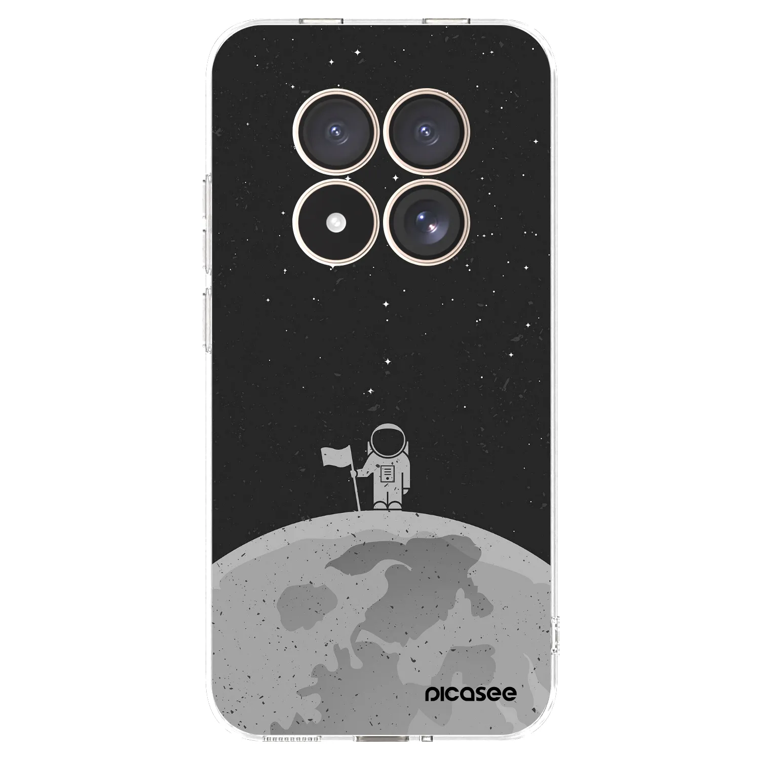 Picasee διαφανής θήκη σιλικόνης Xiaomi Redmi Note 15 Pro 4G - Astronaut
