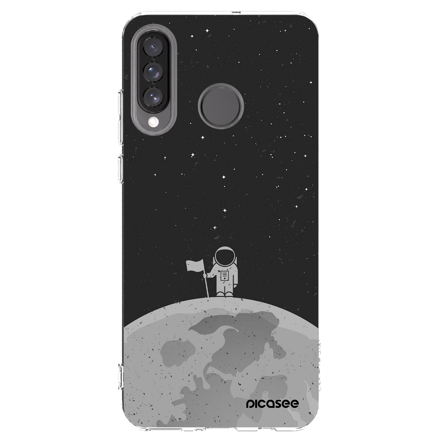 Picasee διαφανής θήκη σιλικόνης Huawei P30 Lite - Astronaut