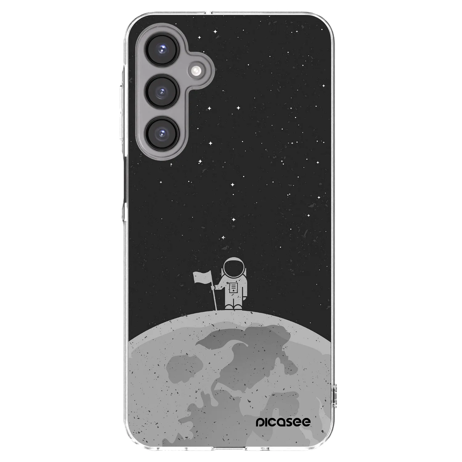 Picasee διαφανής θήκη σιλικόνης Samsung Galaxy A16 4G - Astronaut