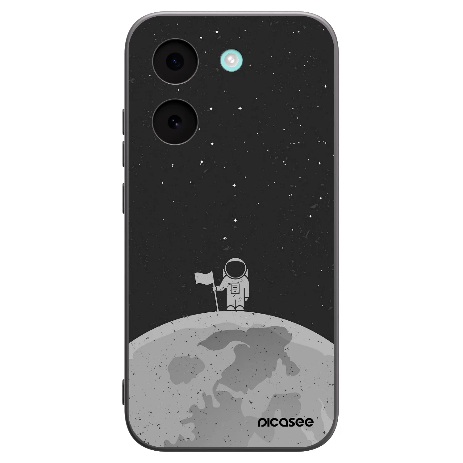 Picasee Μαύρη θήκη σιλικόνης για Xiaomi Poco X8 Pro - Astronaut