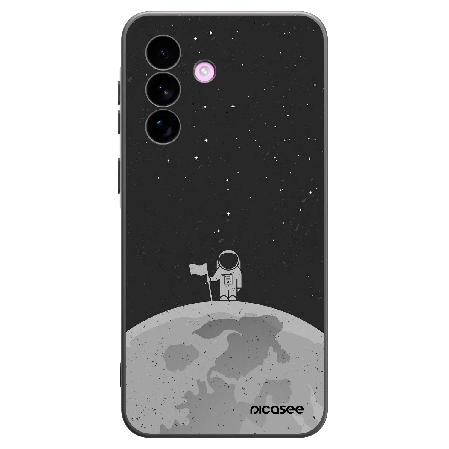 Picasee Μαύρη θήκη σιλικόνης για Samsung Galaxy A57 5G - Astronaut