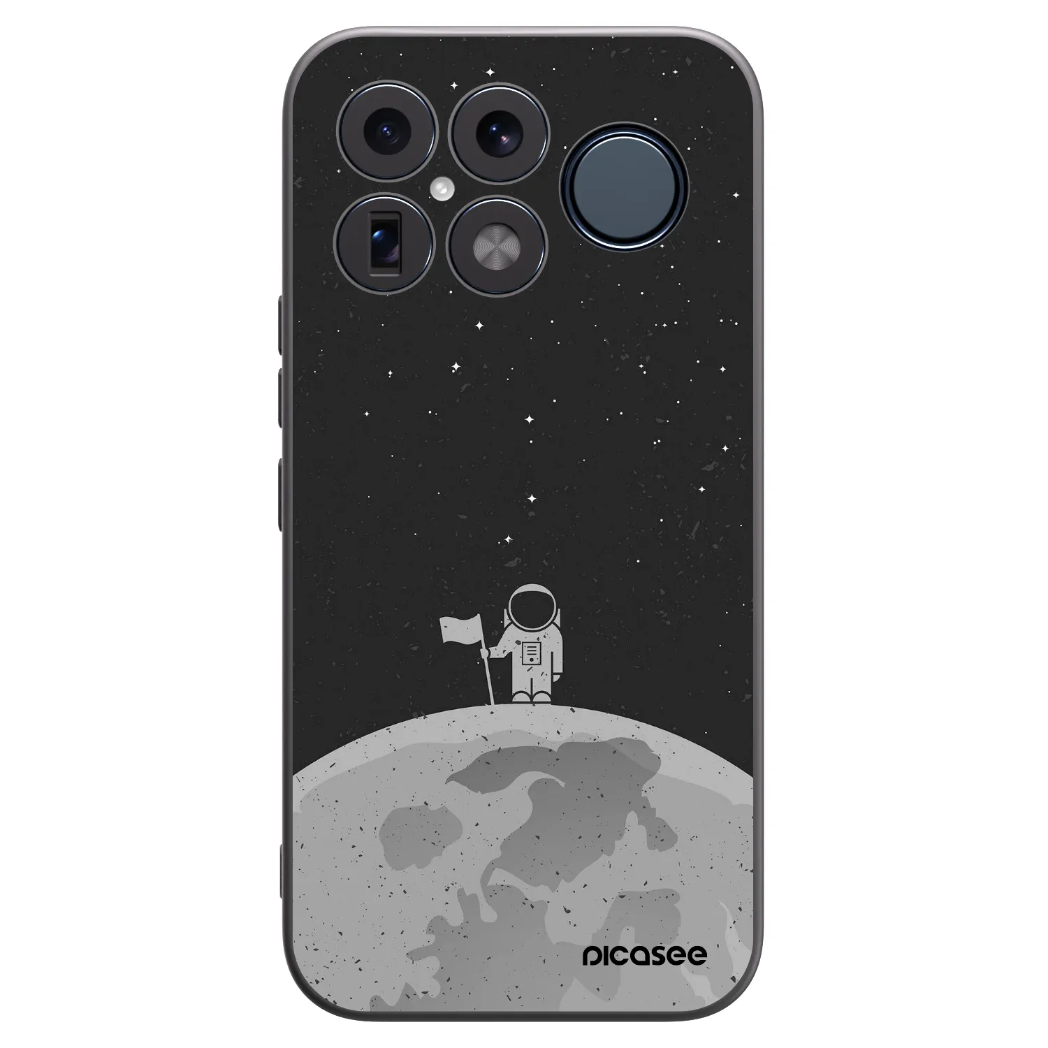 Picasee Μαύρη θήκη σιλικόνης για Xiaomi Poco F8 Ultra - Astronaut