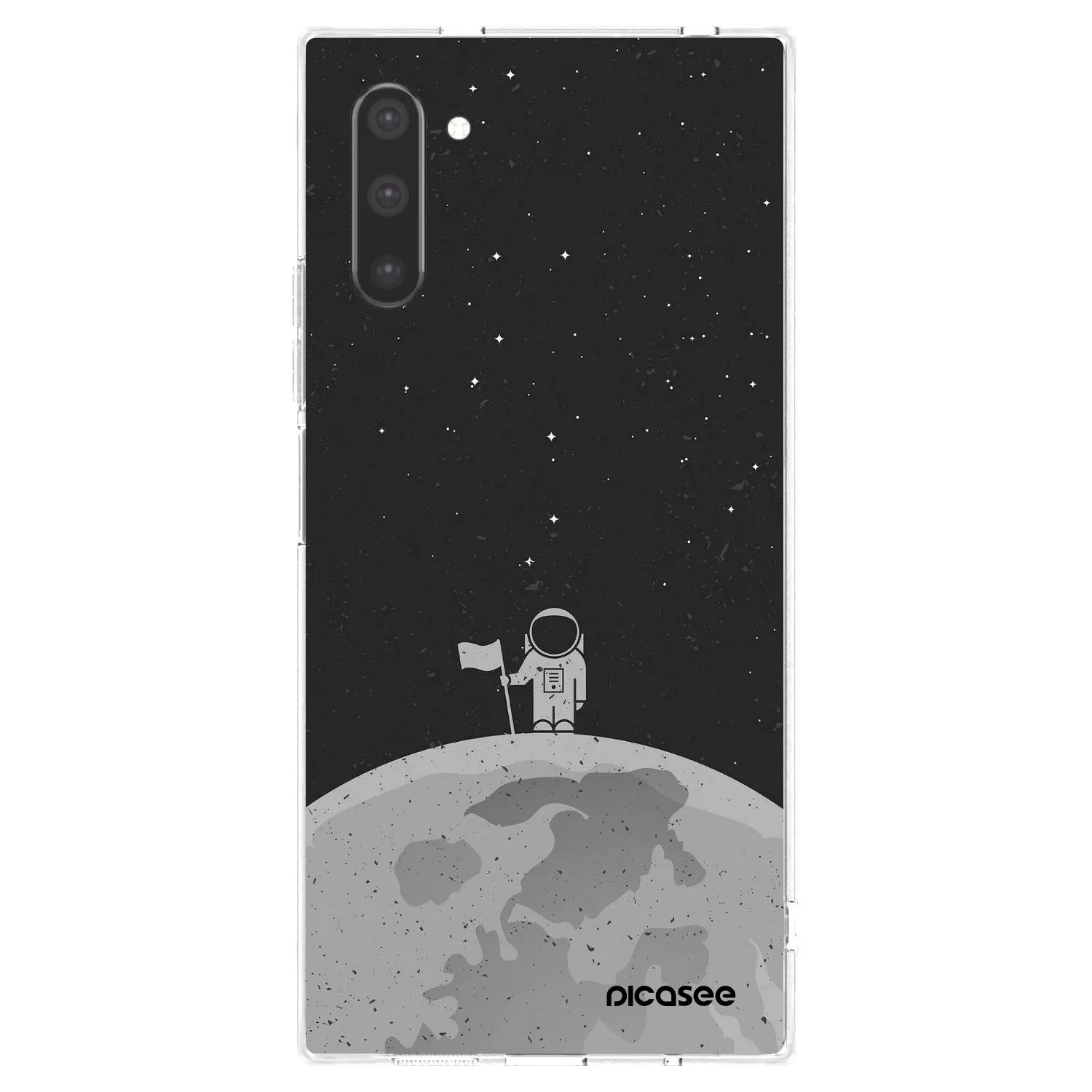 Picasee διαφανής θήκη σιλικόνης Samsung Galaxy Note 10 N970F - Astronaut