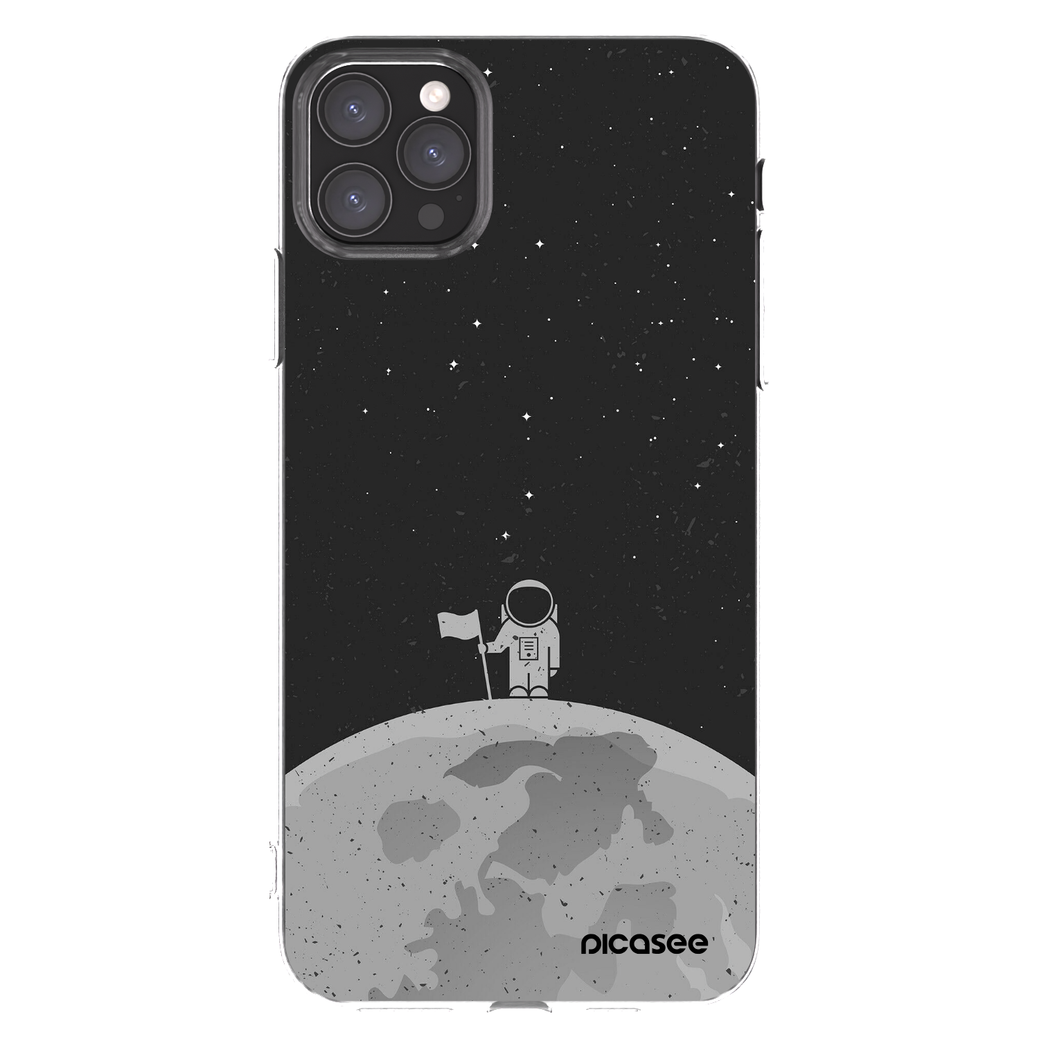 Picasee διαφανής θήκη σιλικόνης Apple iPhone 11 Pro Max - Astronaut