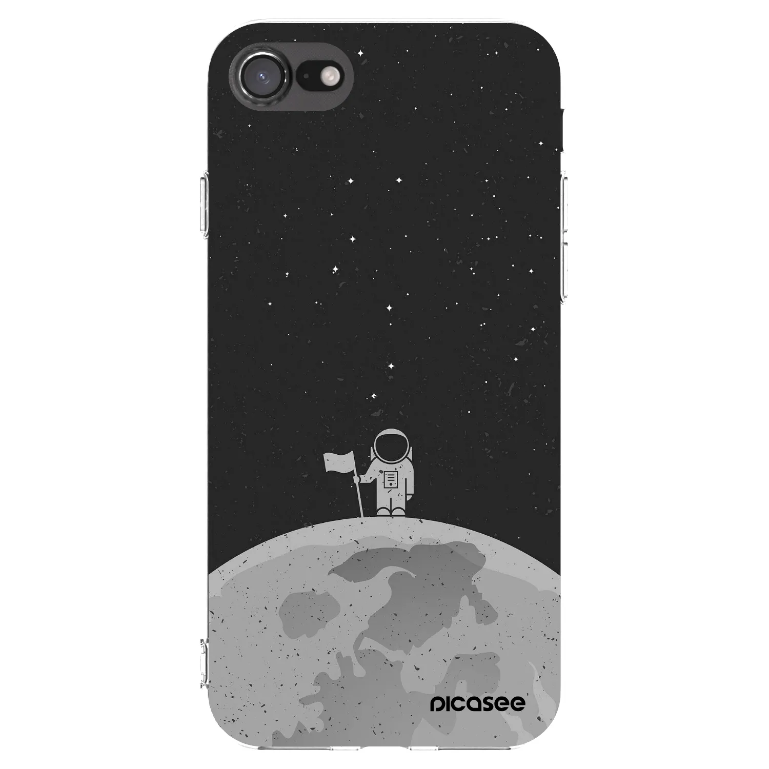 Picasee διαφανής θήκη σιλικόνης Apple iPhone 8 - Astronaut