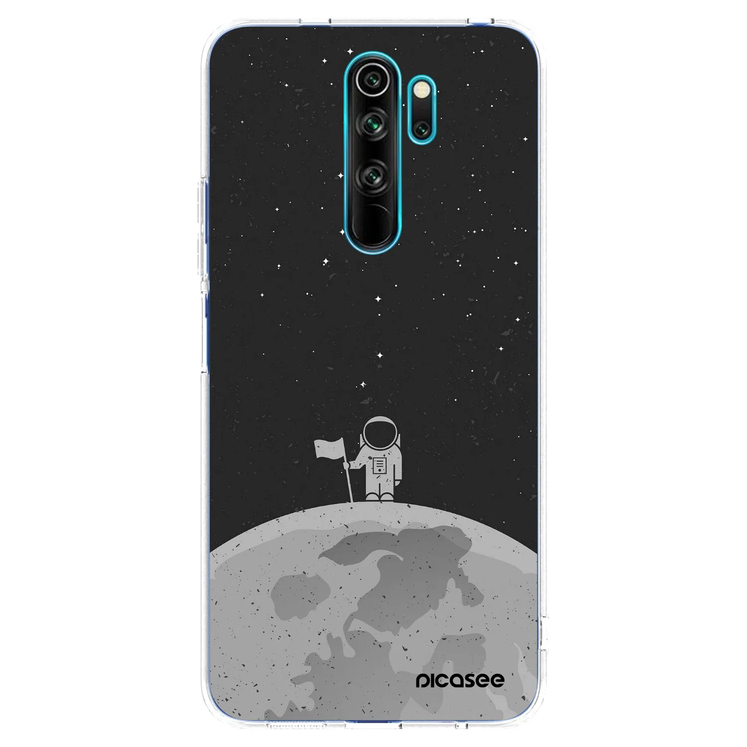 Picasee διαφανής θήκη σιλικόνης Xiaomi Redmi Note 8 Pro - Astronaut