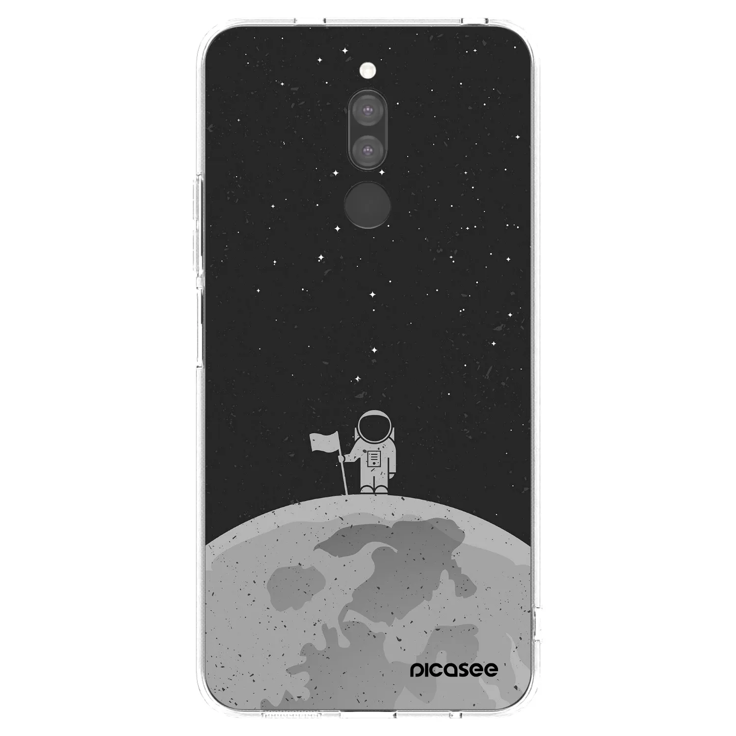 Picasee διαφανής θήκη σιλικόνης Xiaomi Redmi 8 - Astronaut