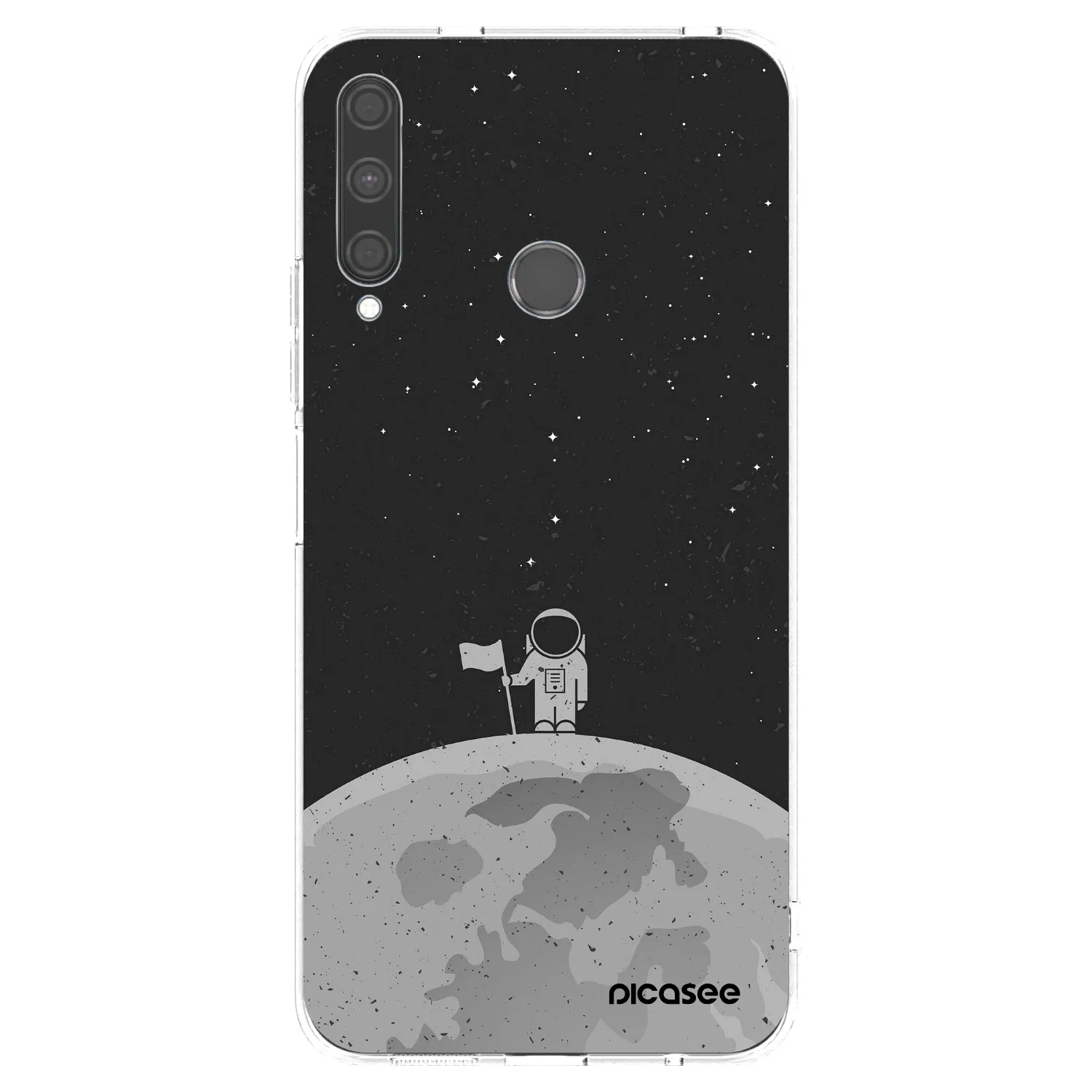 Picasee διαφανής θήκη σιλικόνης Huawei P40 Lite E - Astronaut