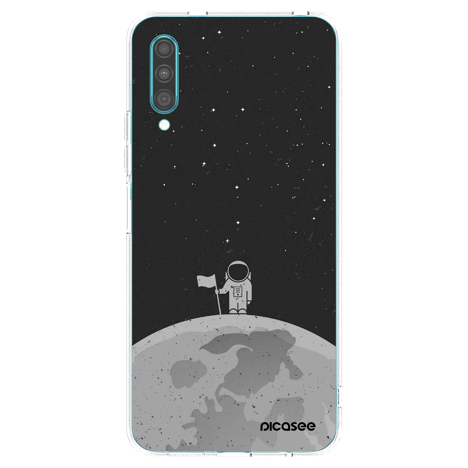 Picasee διαφανής θήκη σιλικόνης Samsung Galaxy A30s A307F - Astronaut