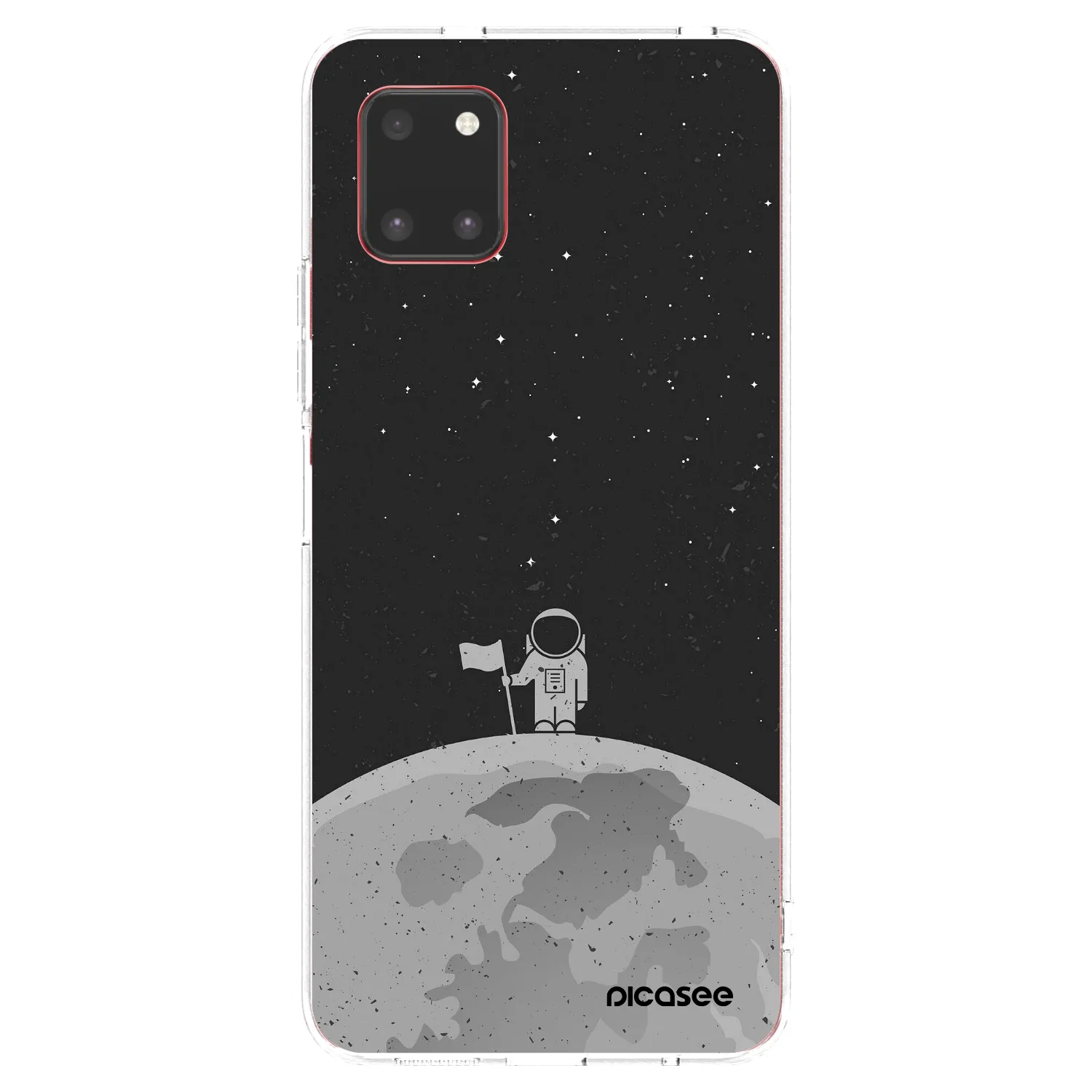 Picasee διαφανής θήκη σιλικόνης Samsung Galaxy Note 10 Lite N770F - Astronaut