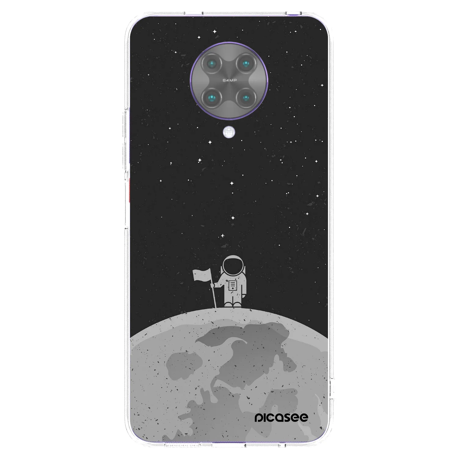 Picasee διαφανής θήκη σιλικόνης Xiaomi Poco F2 Pro - Astronaut