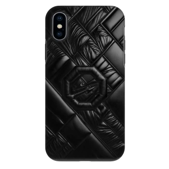 Θήκη για Apple iPhone X/XS - OKTAGON - Puffer Blackout