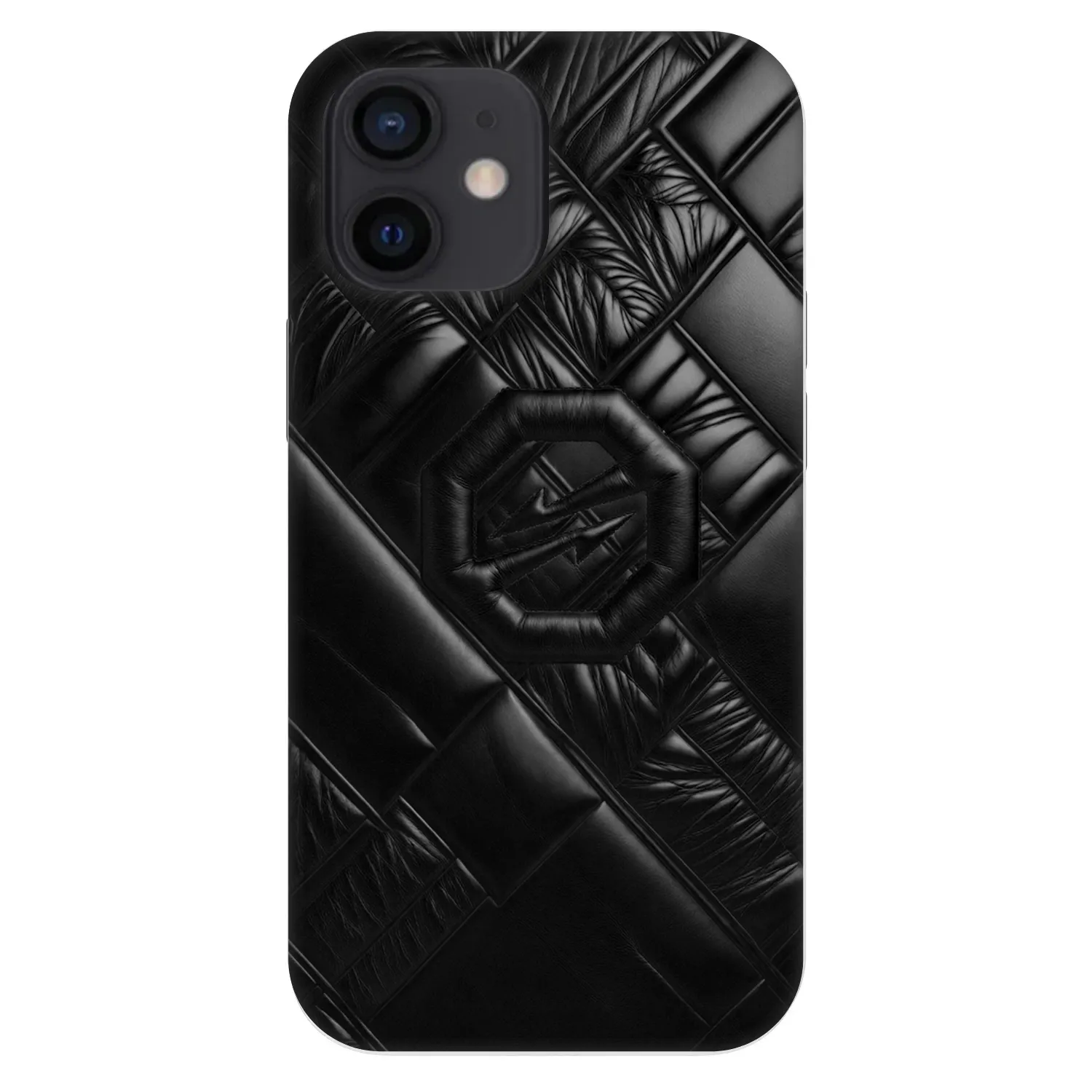 Picasee Fashion Case για Apple iPhone 12 mini - OKTAGON - Puffer Blackout