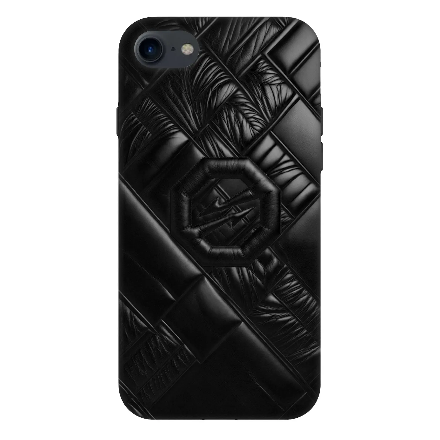 Picasee Fashion Case για Apple iPhone SE 2020 - OKTAGON - Puffer Blackout