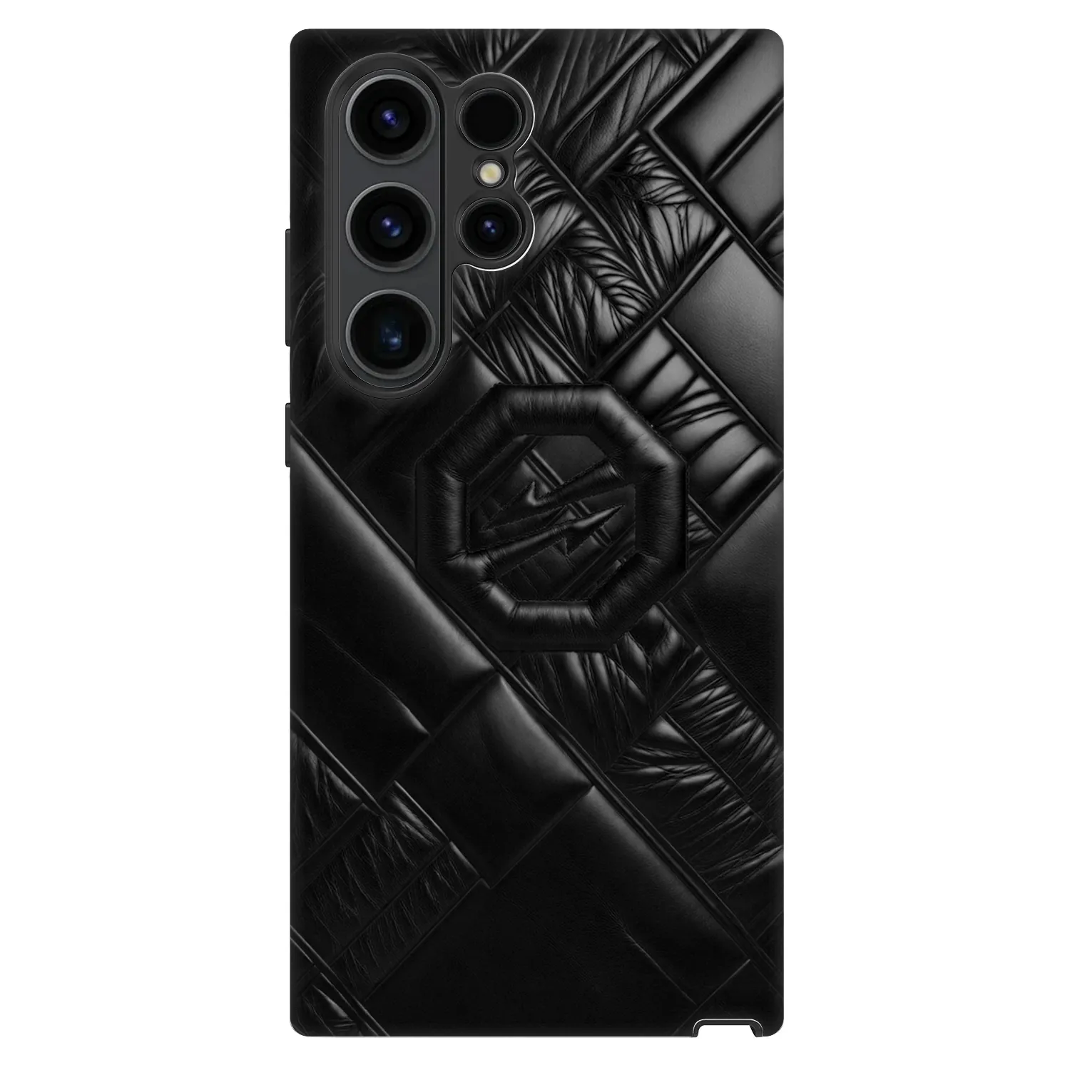 Picasee Fashion Case για Samsung Galaxy S22 Ultra 5G - OKTAGON - Puffer Blackout