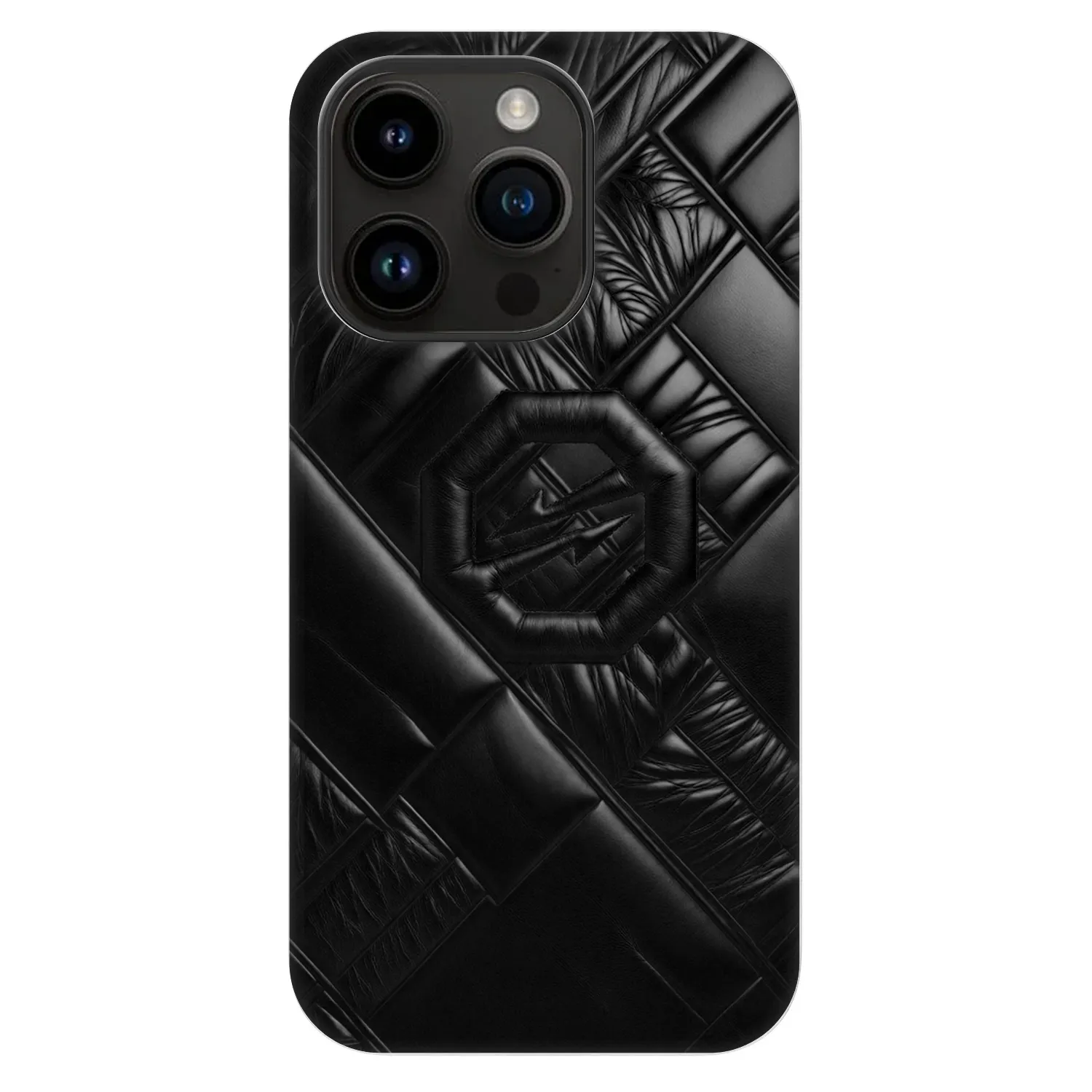 Picasee Fashion Case MagSafe για Apple iPhone 14 Pro - OKTAGON - Puffer Blackout