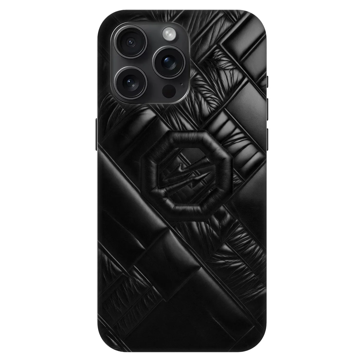 Picasee Fashion Case MagSafe για Apple iPhone 15 Pro Max - OKTAGON - Puffer Blackout