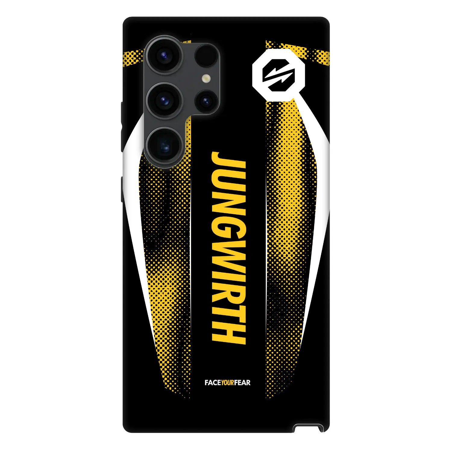 Picasee Fashion Case PowerShare pro Samsung Galaxy S24 Ultra S928B 5G - OKTAGON - Jungwirth Fight Jersey