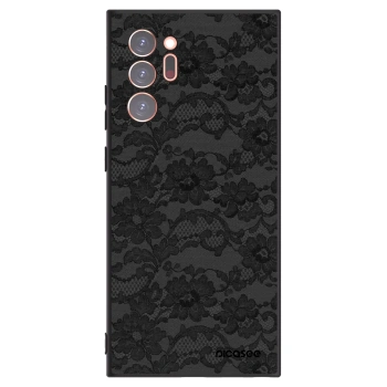 Picasee Μαύρη θήκη σιλικόνης για Samsung Galaxy Note 20 Ultra - Dark Elegance