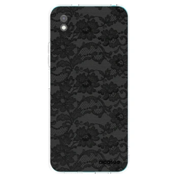 Picasee Μαύρη θήκη σιλικόνης για Xiaomi Redmi 9A - Dark Elegance