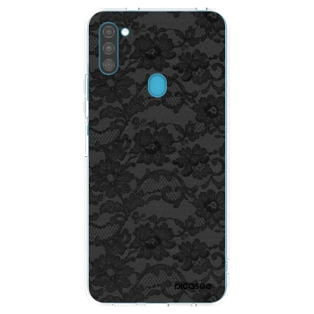 Picasee διαφανής θήκη σιλικόνης Samsung Galaxy M11 - Dark Elegance