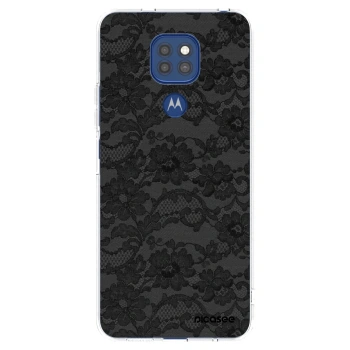 Picasee διαφανής θήκη σιλικόνης Motorola Moto G9 Play - Dark Elegance